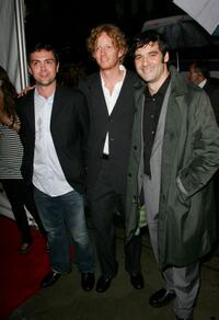 Joe Lo Truglio, A.D.Miles and Mather Zickel at the premiere of "The Ten."