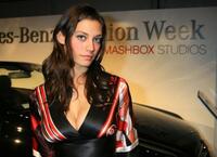 Michelle Lombardo at the Mercedes-Benz Fashion Week.