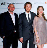 Domenick Lombardozzi, Jimmi Simpson and Brooke Nevin at the New York premiere of "Breakout Kings."