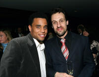 Michael Ealy and Henri Lubatti at the Showtime Pre-Golden Globes Celebration in California.