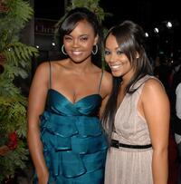 Sharon Leal and Lauren London at the premiere of "This Christmas."
