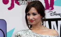 Demi Lovato at the European TV premiere of "Camp Rock."
