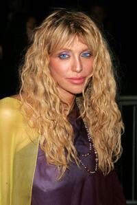 Courtney Love at the Marc Jacobs 2008 Fashion Show at the NY Armory during the Mercedes-Benz Fashion Week Spring 2008.