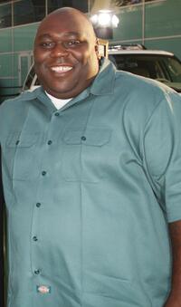 Faizon Love at the premiere of "Who's Your Caddy."