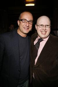 Paul McKenna and Matt Lucas at the after party of the opening night of "Little Britain."