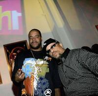 Ed Lover and Ice-T at the VH1's 2005 Hip Hop Honors Pre-party.