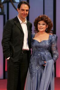 Neri Marcore and Angela Luce at the premiere of "La Seconda Notte Di Nozze."
