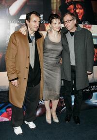 Albert Dupontel, Juliette Binoche and Fabrice Luchini at the premiere of "Paris."