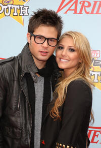 Cody Longo and Cassie Scerbo at the Variety's 3rd Annual Power of Youth Event in California.