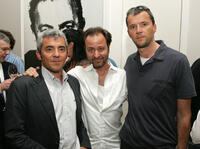Daniel Battsek, Fisher Stevens and John Battsek at the special screening of "Once in a Lifetime."