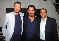 John Battsek, Josh Brolin and Amir Bar-Lev at the after party of the premiere of "The Tilman Story."