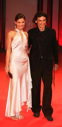 Anna Lahiri and Enrico Lo Verso at the premiere of "The Fine Art of Love - Mine Ha Ha" during the 62nd Venice Film Festival.