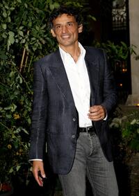 Enrico Lo Verso at the Uomo Vogue 40th Anniversary Celebration Party during the Milan Fashion Week Menswear Spring/Summer 2009.