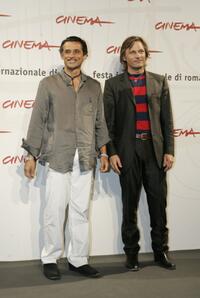 Enrico Lo Verso and Viggo Mortensen at the photocall of "Alatriste" during the Rome Film Festival.