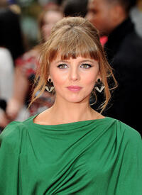 Ophelia Lovibond at the world premiere of "4,3,2,1" in London.