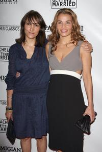 Neda Armian and Jenny Lumet at the premiere of "Rachel Getting Married."