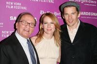 Sidney Lumet, Amy Ryan and Ethan Hawke at Rose Theatre for the THINKFilm premiere of "Before The Devil Knows Youre Dead".