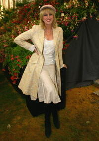 Joanna Lumley at the Chelsea Flower Show.