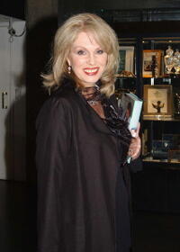 Joanna Lumley at the Late Late Show.