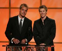 Justin Hartley and Thad Luckinbill at the 32nd Annual Daytime Emmy Awards.