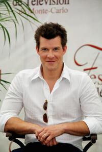 Eric Mabius at the photocall promoting the television series "Ugly Betty."