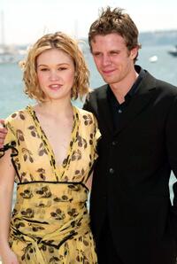 Julia Stiles and Luke Mably at the 56th International Cannes Film Festival 2003.
