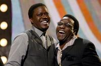 Bernie Mac and singer Al Green at the VH1's Big In 2003 Awards.