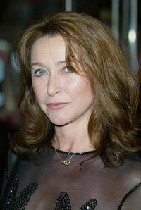 Cherie Lunghi at the gala premiere of "Calendar Girls."