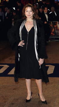 Cherie Lunghi at the UK premiere of "Merchant Of Venice."