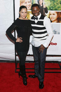 Derek Luke at the N.Y. premiere of "Definitely, Maybe."