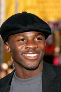 Derek Luke at the premiere of "Batman Begins."