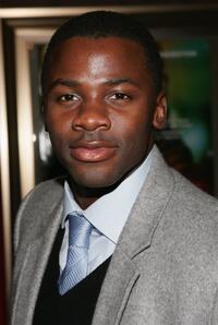 Derek Luke at the world premiere of "Deja vu."