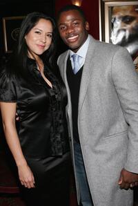 Sophia Luke and Derek Luke at the world premiere of "Deja vu."