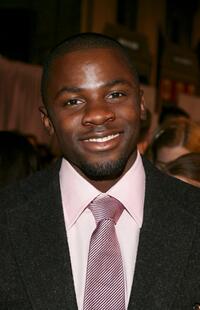Derek Luke at the premiere of "Glory Road."