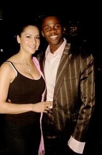 Derek Luke and wife Sophie at the Australian GQ Men of the Year awards 2003.