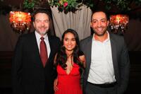 Alan Ball, Summer Bishil and Peter Macdissi at the after party of the premiere of "Towelhead."