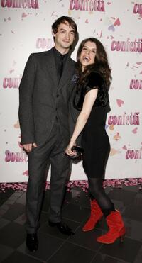 Meredith MacNeill and Guest at the world premiere of "Confetti."