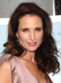 Andie MacDowell at "The Savages" premiere at the AMC 19th street theatre.