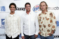 Rob Machado, John Rose and Keith Malloy at the Surfrider Foundation's 20th Anniversary Gala.