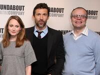 Anna Madeley, Jonathan Cake and David Grindley at the photocall of "Waiting For Godot" and "The Philanthropist."
