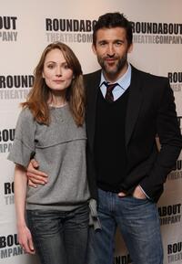 Anna Madeley and Jonathan Cake at the photocall of "Waiting For Godot" and "The Philanthropist."