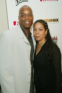 Shiek Mahmud-Bey and Guest at the New York premiere of "Buffalo Soldiers."