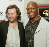 Director Gregor Jordan and Shiek Mahmud-Bey at the New York premiere of "Buffalo Soldiers."