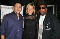 Director Bo Zenga, Desi Lydic and Kenan Thompson at the Los Angeles premiere of "Stan Helsing."