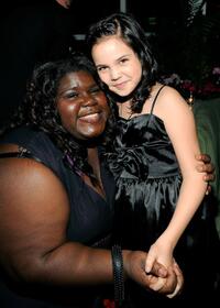 Gabourey Sidibe and Bailee Madison at the Lionsgate Golden Globe Party.