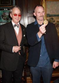 Aldon James and Matthew Barney at the National Arts Club in New York City.