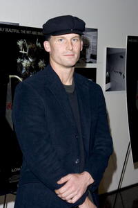 Matthew Barney at the premiere of "Drawing Restraint 9".