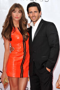Jacqueline MacInnes-Wood and Brandon Beemer at the Closing Ceremony of the 2010 Monte Carlo Television Festival in Monaco.