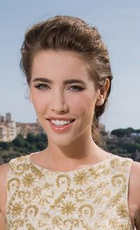 Jacqueline MacInnes-Wood at the portrait session of "The Bold and The Beautiful" in Monaco.