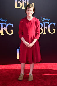 Ruby Barnhill at the California premiere of "THE BFG."